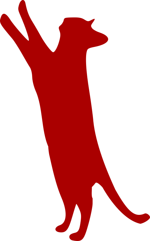Cat Silhouette Clip Art (500x802), Png Download