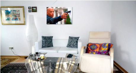 Vin Diesel - Cushion (572x572), Png Download