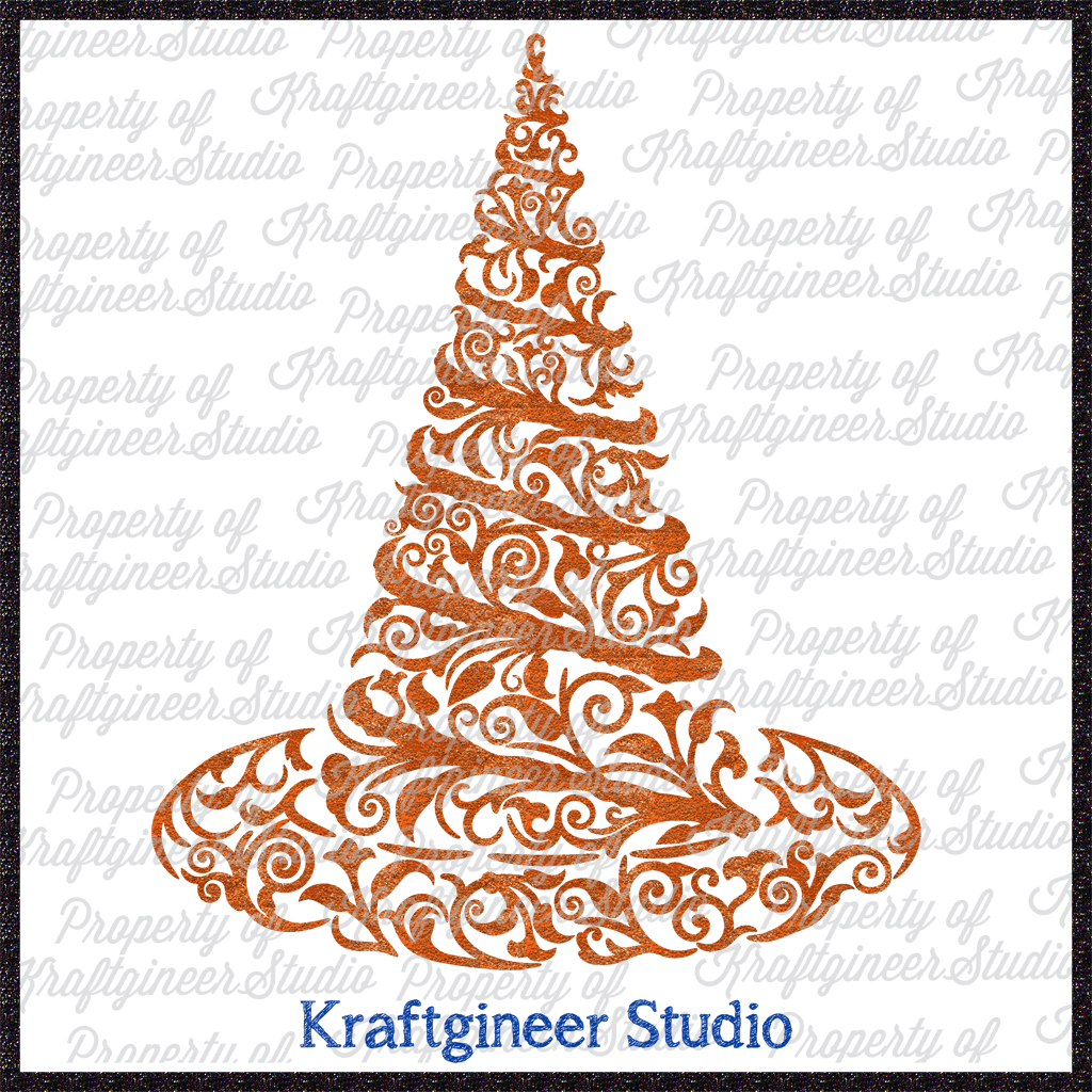 Halloween Svg - Christmas Tree (1024x1024), Png Download