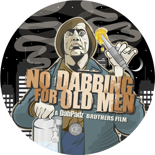 No Dabbing For Old Men Dab Pad - Illustration (600x600), Png Download