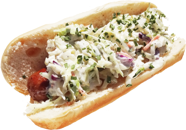 The Slaw Dawg - Dodger Dog (758x455), Png Download