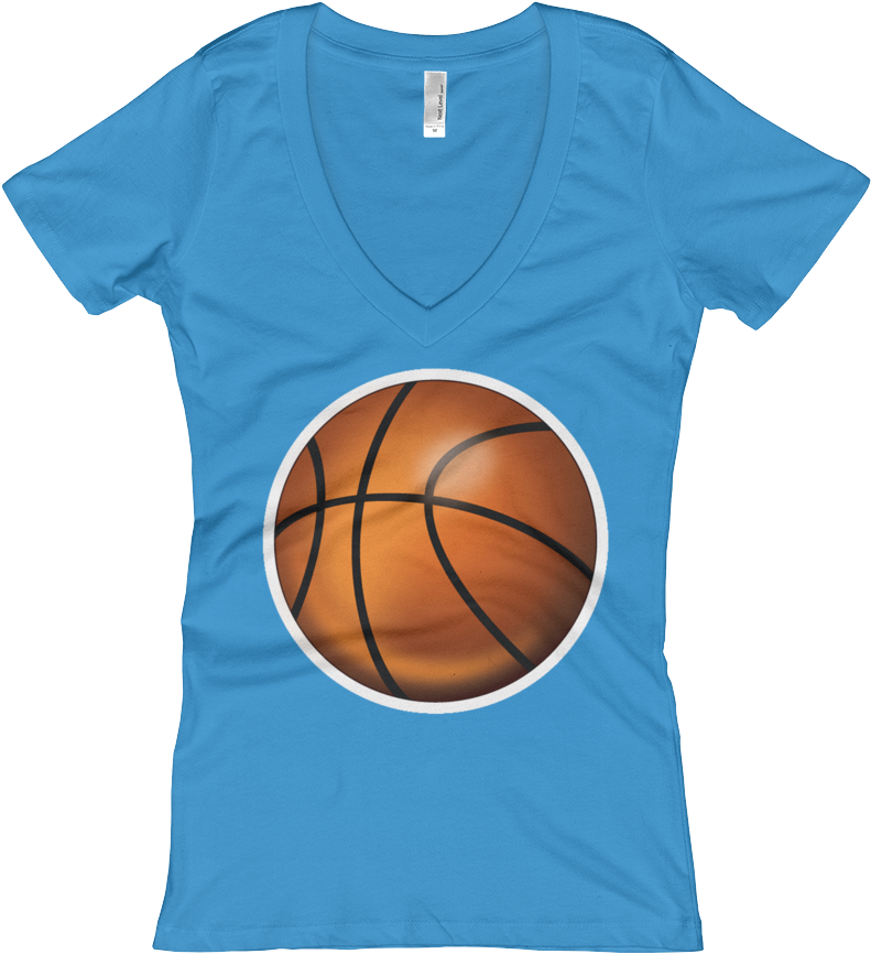 Women's Emoji V Neck - Shirt (1000x1000), Png Download