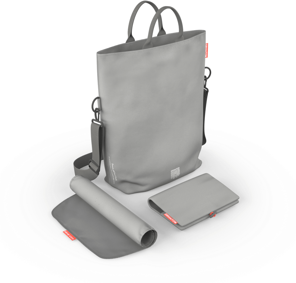 4 Pockets For Optimal Storage - Greentom Bag (1000x1000), Png Download