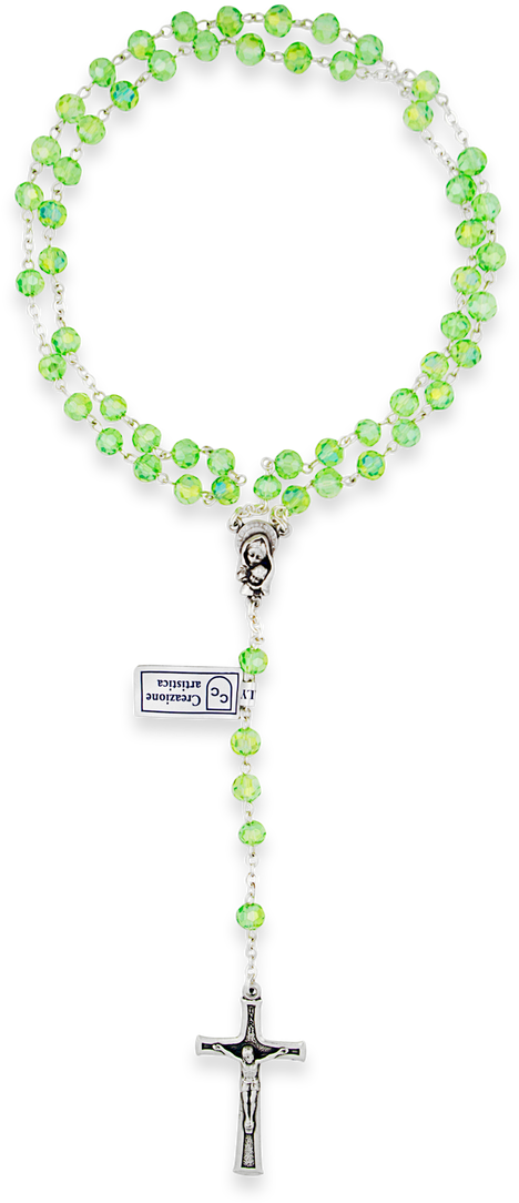 Jade Rosary Beads - Christian Cross (678x1280), Png Download