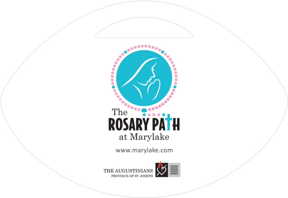 Marylake Rosary Path Prayer Pad - Circle (1000x1000), Png Download