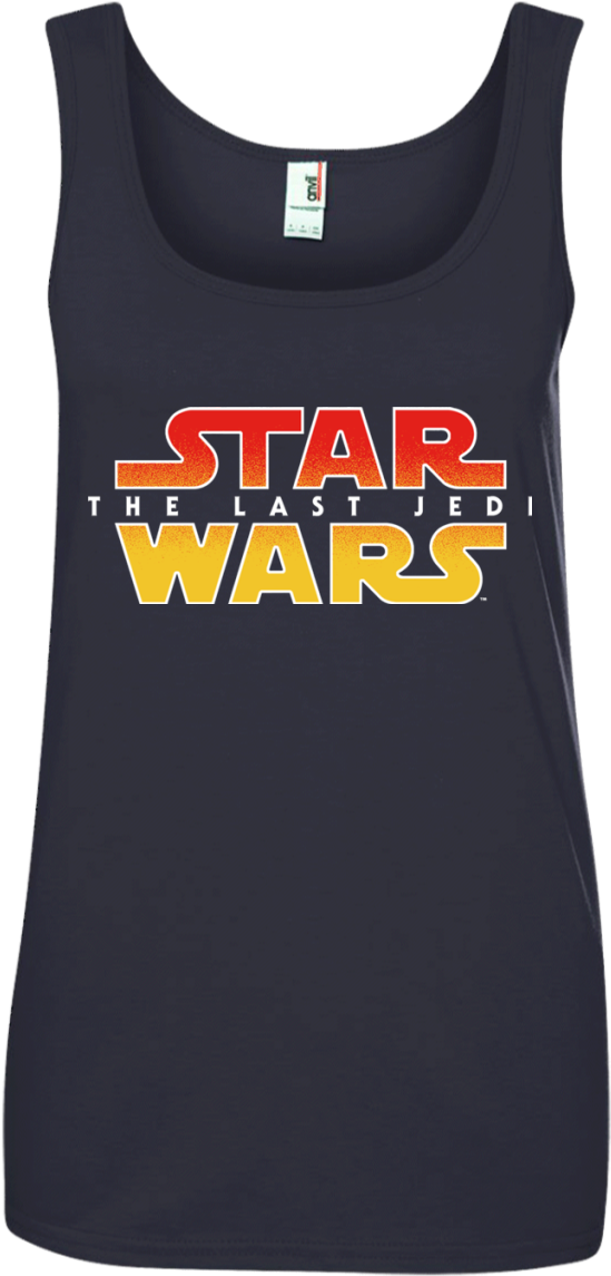 Star Wars Last Jedi Ombre Logo Shirt,hoodie,tank - Active Tank (1155x1155), Png Download