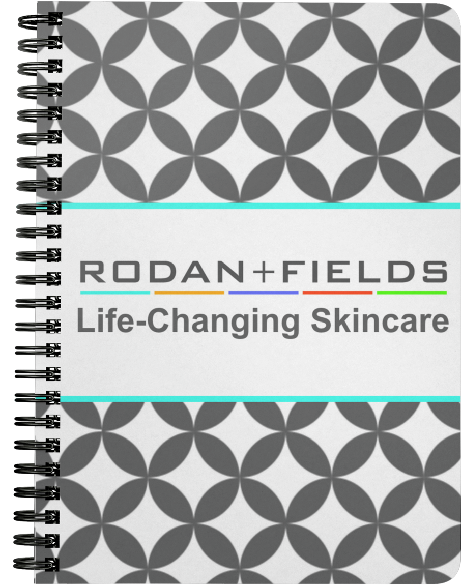Rodan And Fields Life-changing Skincare Spiral Notebook - Schwarz Weiß Muster Baby (1200x1200), Png Download
