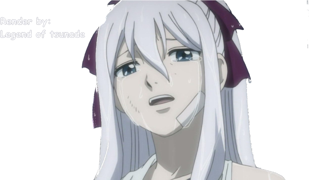 Fairy Tail Elfman Photo - Fairy Tail Mirajane Crying (1023x577), Png Download