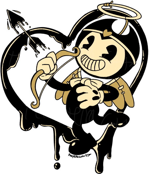 🎃ya Pumpkin Waifu 🎃 - Bend And The Ink Machine Porn (720x681), Png Download