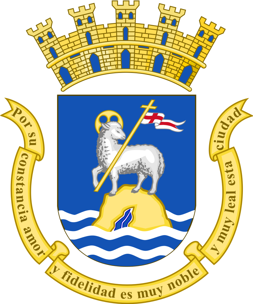Coat Of Arms Of San Juan - Puerto Rico Capital Flag (824x1024), Png Download