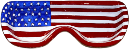 American Flag Eyeglasses Holder - Flag Of The United States (580x580), Png Download