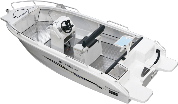 15ft Welded Aluminum Fishing Boat For Sale - Rigid-hulled Inflatable Boat (750x500), Png Download