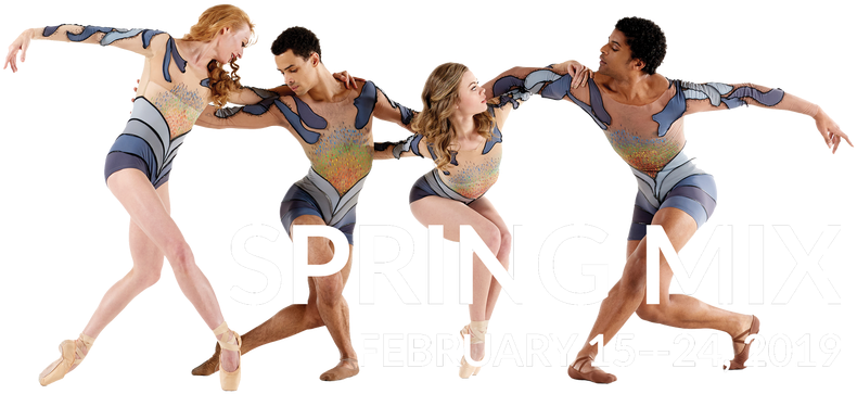 Ballet Memphis Spring Mix - Group Jumping (800x714), Png Download