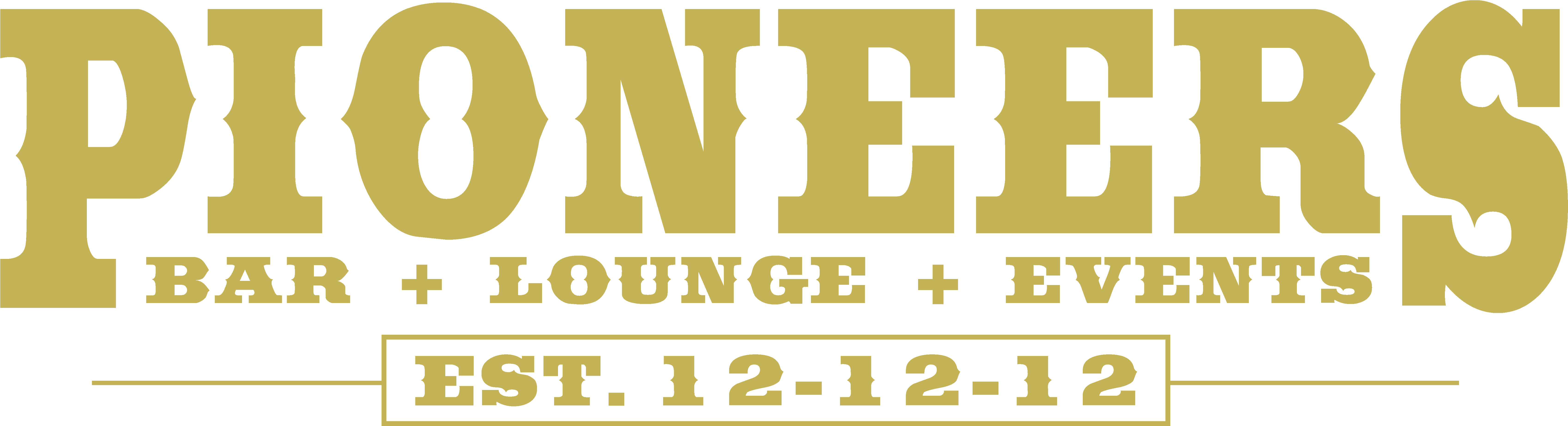 Pioneers Bar Logo (7000x2058), Png Download