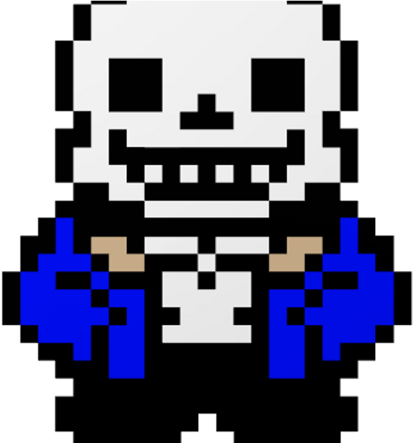 Sans - Pixel Art Sans Fell (1200x630), Png Download