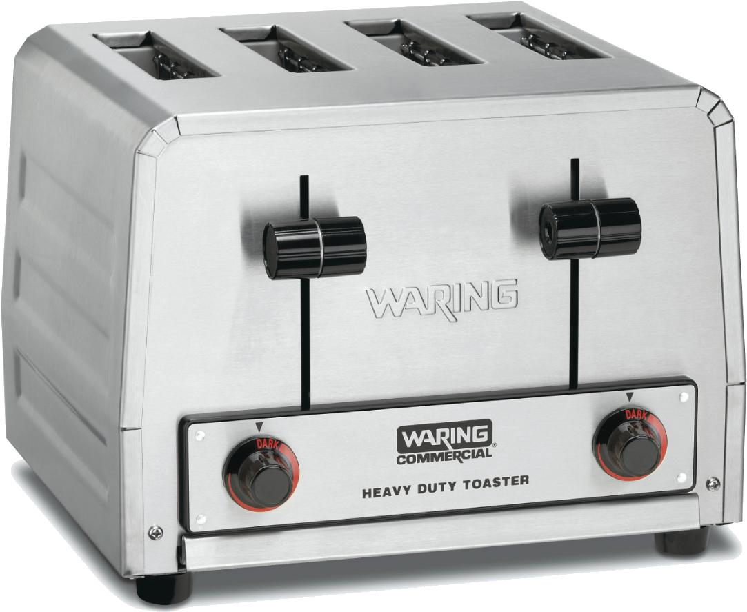 Heavy Duty 4 Slot Toaster 120v 1800w - Waring Wct800 (1200x1200), Png Download