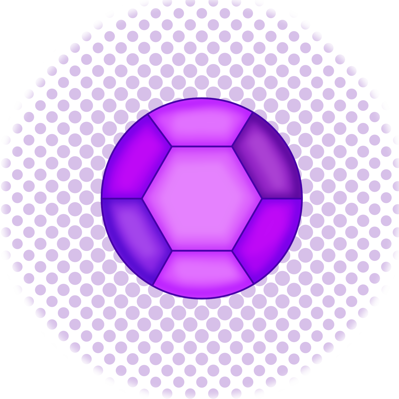Amethyst Gem - Transparent Background Copyright Transparent (1558x1558), Png Download