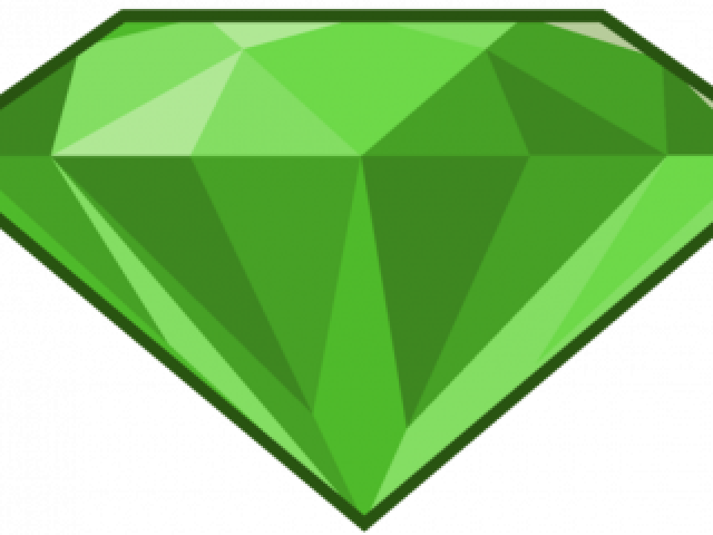 Emerald Stone Png Transparent Images - Triangle (640x480), Png Download