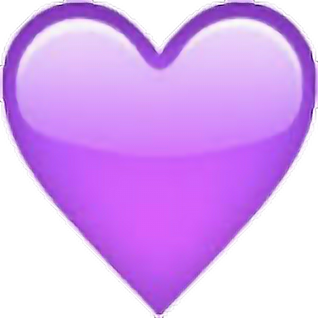 Wet Emoji Png - Purple Love Heart Emoji (1024x1024), Png Download