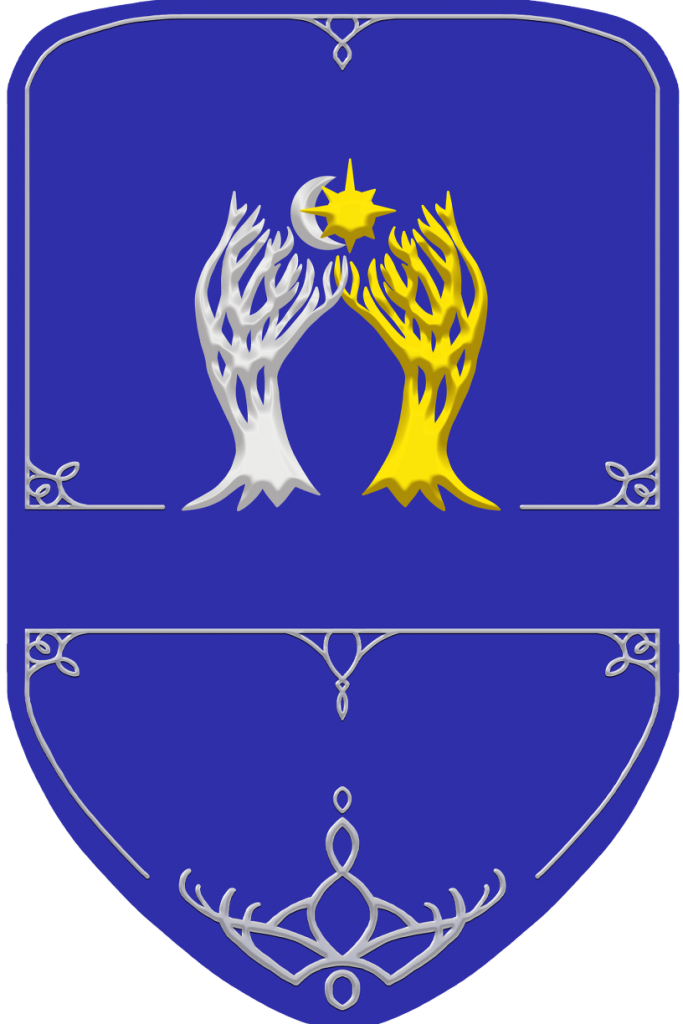 Now, The Basic Design Of Trees And Filigree Were Drawn - Emblem (683x1024), Png Download