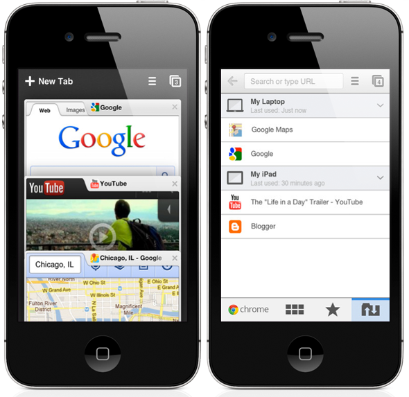 Although There Isn't A Seamless Way Of Getting Around - Iphone Google Chrome (590x573), Png Download