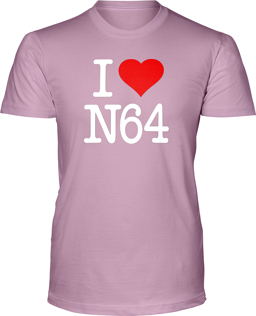I Love N64 - Active Shirt (900x1125), Png Download