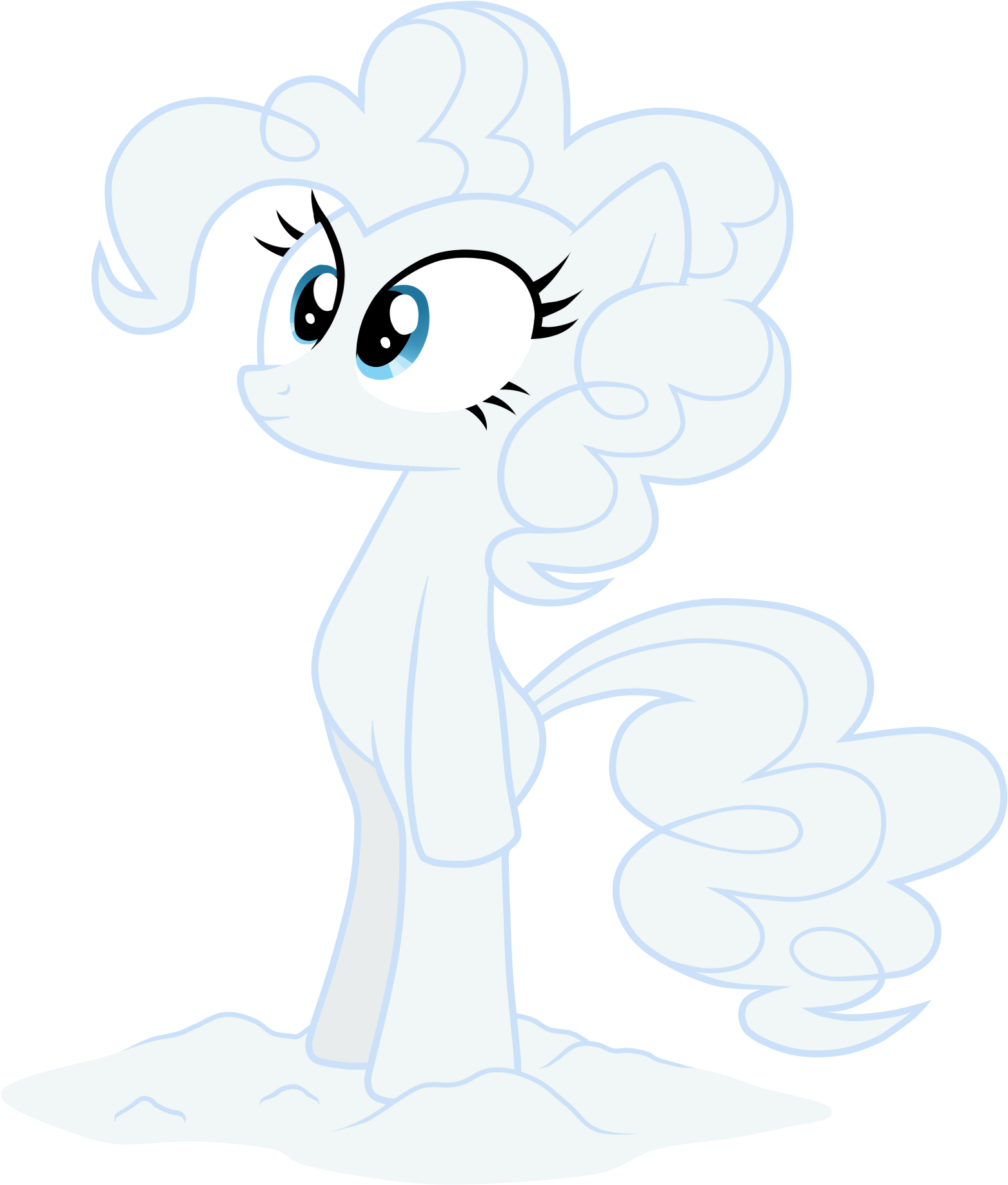 Hollow Man By T - Mlp Pinkie Pie Ghost (1563x1838), Png Download