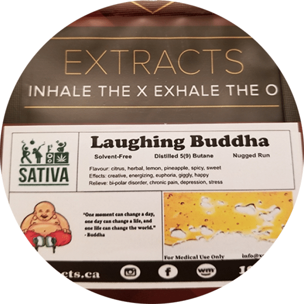 Xo Laughing Buddha Shatter At Great Weed North - Cookie Font (600x600), Png Download