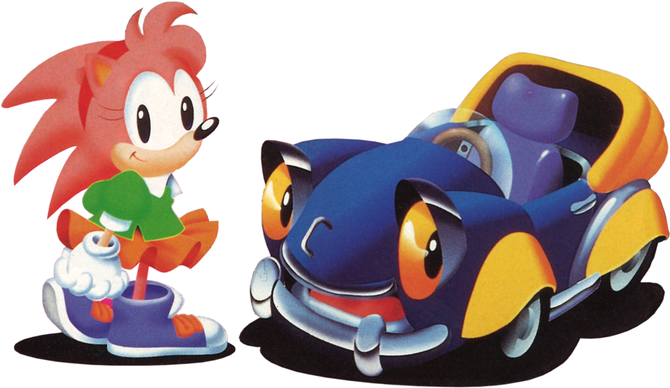 Sonic The Hedgeblog - Amy Rose Sonic Drift (1024x580), Png Download