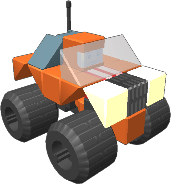 It's A Monster Truck - Model Car (555x600), Png Download
