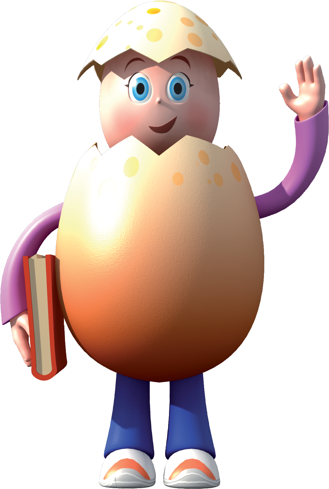 How Online Reading Programs Benefit Young Readers - Reggie From Reading Eggs (1173x1795), Png Download