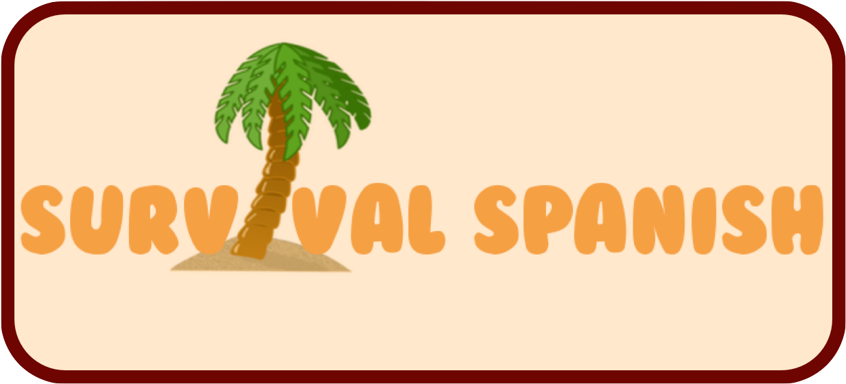 Spanish Courses Buttons Survival Spanish - Palm Tree Clip Art (1280x720), Png Download