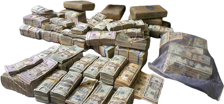 Money Bricks - Rubber Band Money Png (784x600), Png Download