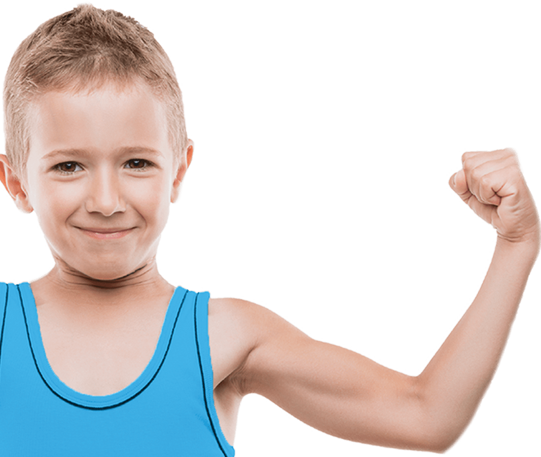 Edge Kids - Kids Show Muscle (1067x900), Png Download