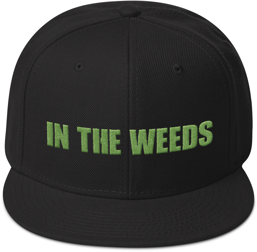 In The Weeds - Baseball Cap (1000x1000), Png Download
