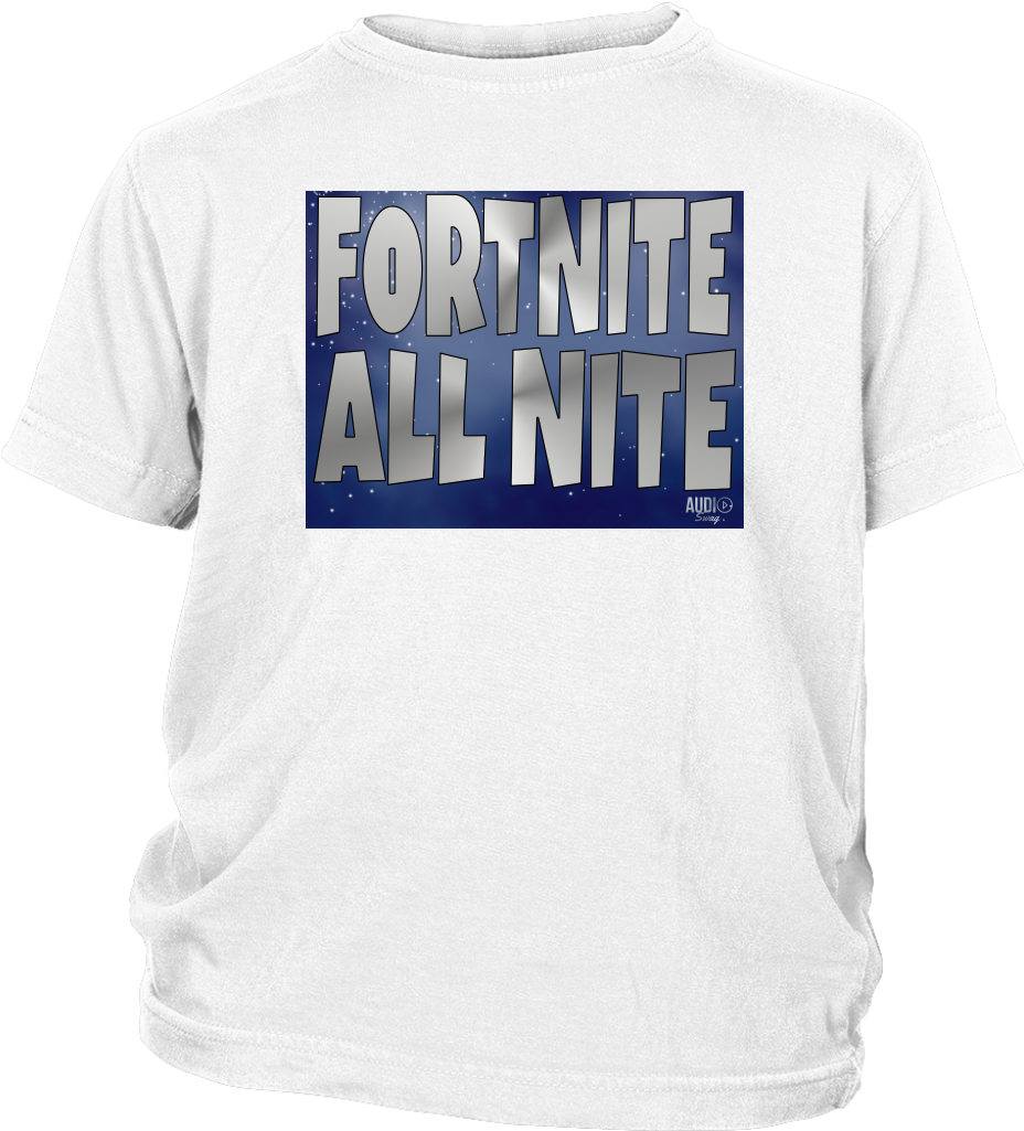 Fortnite All Nite Youth T-shirt - Active Shirt (1024x1024), Png Download