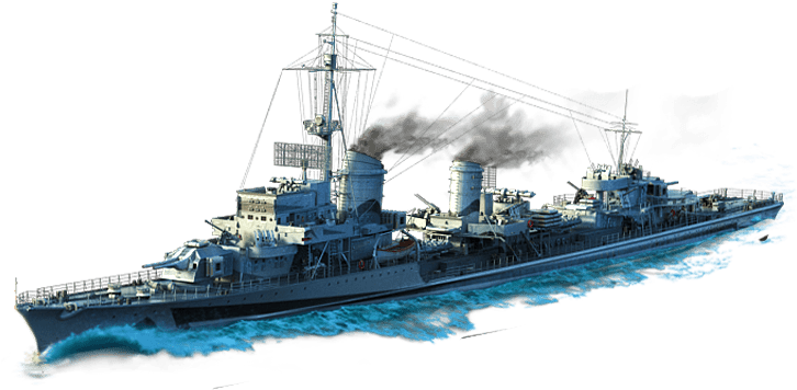 Z-39 - Wows Kidd (900x600), Png Download