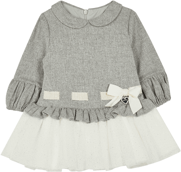 Gray Sparkly Tutu Dress - Sweater (700x700), Png Download