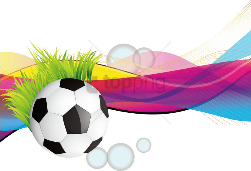 Free Png Football Poster Designing Png Image With Transparent - Football Design Png (850x578), Png Download
