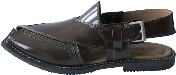 Sandle Black Lima Leather - Slip-on Shoe (640x934), Png Download