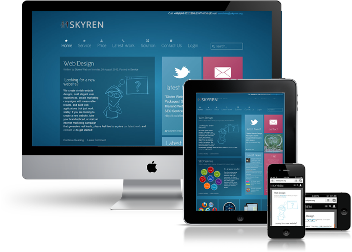 Skyren Responsive Design - Cool Wordpress Plugins (720x540), Png Download