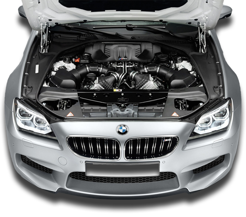 2013 Bmw M6 Grancoupe 1600x0w New - Bmw M6 2014 Engine (815x720), Png Download