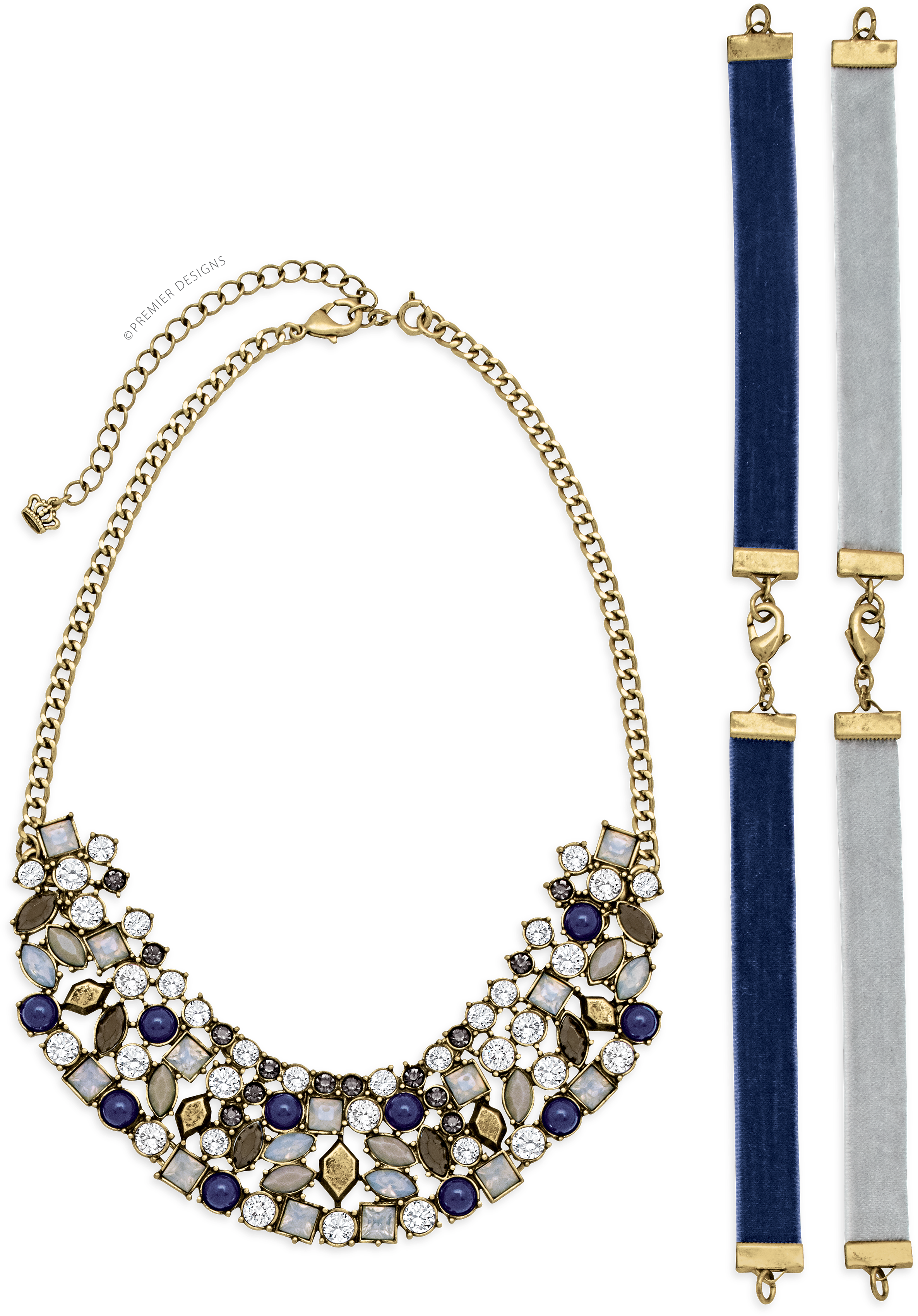 Comes With 2 Ribbon Necklace Options, 3 Necklaces In - Necklace (2700x3600), Png Download