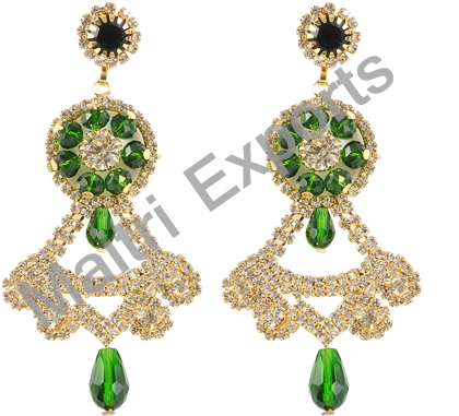 Stone Earring - Earrings (600x600), Png Download