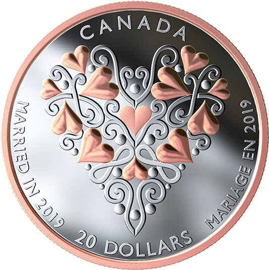 170404 Rev-570 - 2019 Wedding Coin (570x570), Png Download