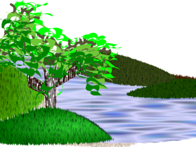 Nature Scenery In Cliparts (640x480), Png Download