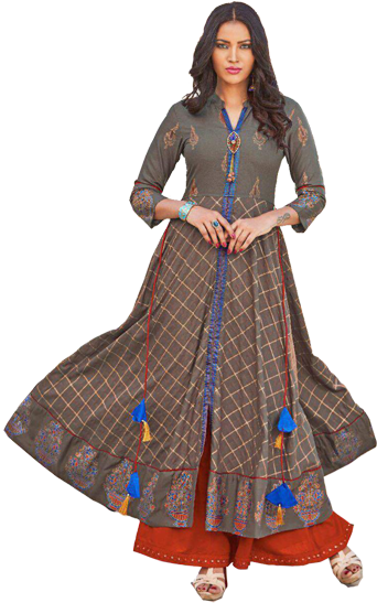 Kajal Style Mastani Kurti Vol 2 (550x620), Png Download