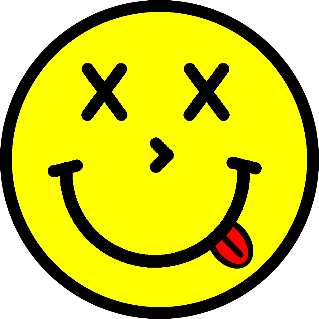 Disc Golf Wallpaper - Smiley (1024x1024), Png Download
