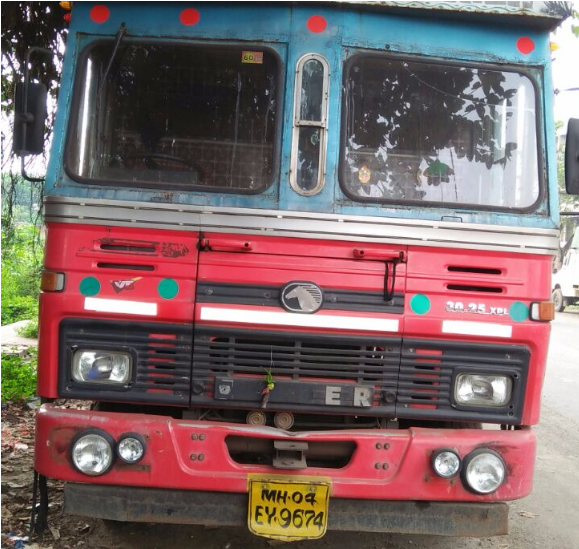 Urgent Sale Eicher 32 Feet Container - Fire Apparatus (785x548), Png Download