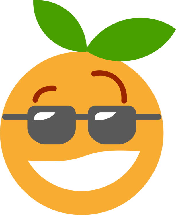Orange Juice Smiley Download Cartoon - ส้ม การ์ตูน Png (614x750), Png Download